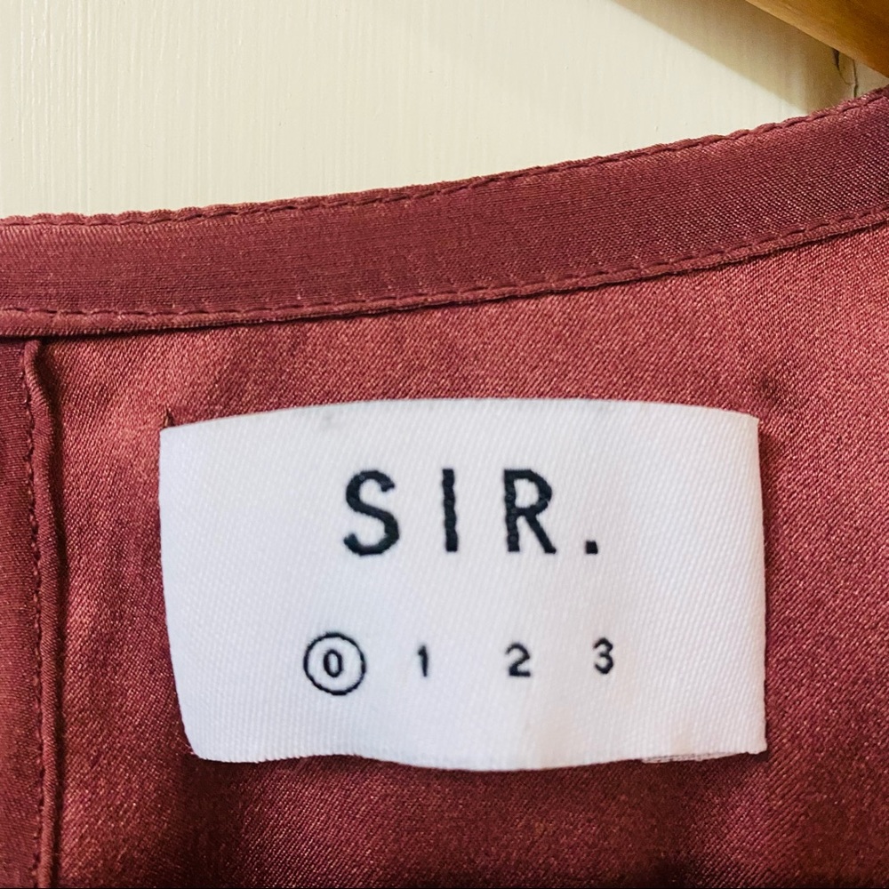 🌱 SIR THE LABEL Sz 0 (6-8) Layered Cocktail Dress - Picture 4 of 7